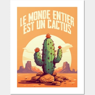 Le monde entier est un cactus - Jacques Dutronc Posters and Art